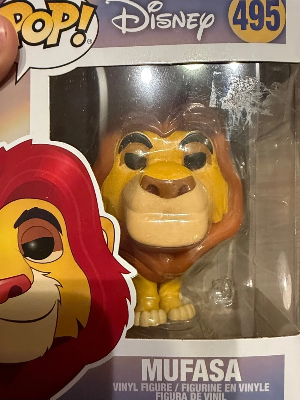 Disney Mufasa POP! Vinyl Figure - Brown, Gold, Yellow